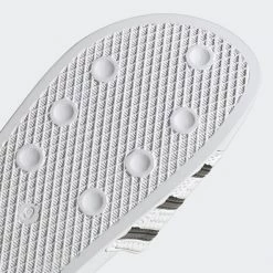 Adidas Adilette Slides - White / Core Black
