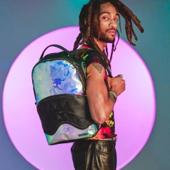 SPRAY GROUND Sprayground Magic City (DLXV) Backpack - Chameleon Yellow / Purple