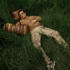 SPRAY GROUND Sprayground Paris Paint DLXV Checkerboard Backpack - Brown / Gold