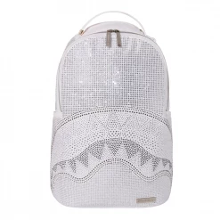 SPRAY GROUND Sprayground Trinity DLX Backpack - White / Silver