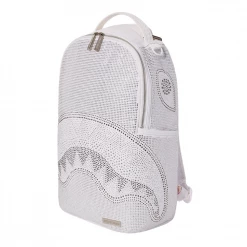 SPRAY GROUND Sprayground Trinity DLX Backpack - White / Silver