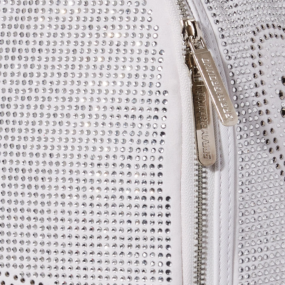 SPRAY GROUND Sprayground Trinity DLX Backpack - White / Silver