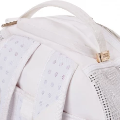 SPRAY GROUND Sprayground Trinity DLX Backpack - White / Silver