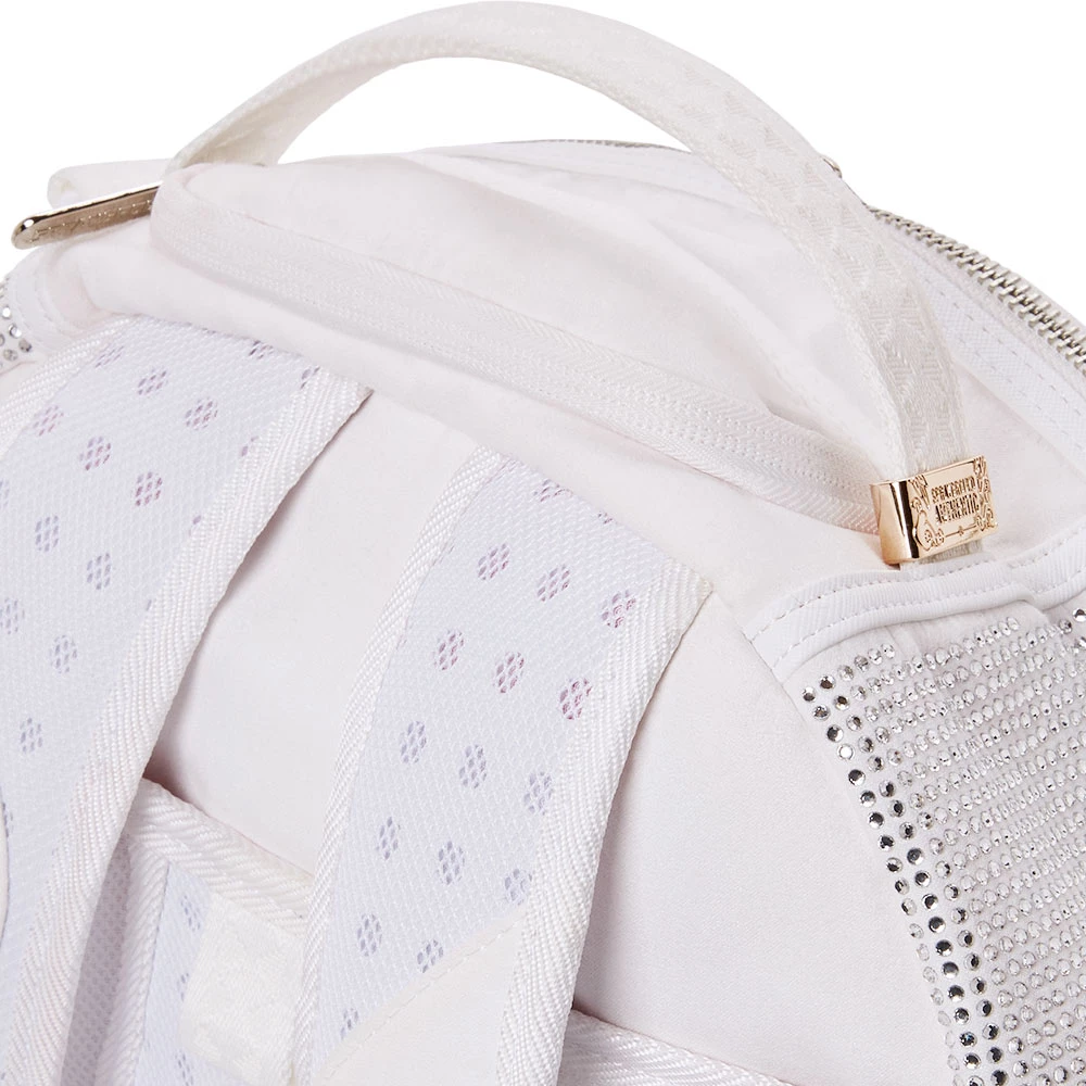 SPRAY GROUND Sprayground Trinity DLX Backpack - White / Silver