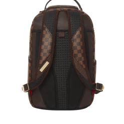 SPRAY GROUND Sprayground Sharks In Paris Polaris (DLXV) Backpack - Brown Check / Gold