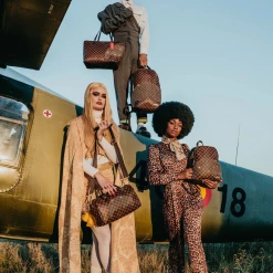 SPRAY GROUND Sprayground Sharks In Paris Polaris (DLXV) Backpack - Brown Check / Gold