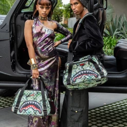 SPRAY GROUND Sprayground Mama I Made It Pet Carrier Bag - Green / Black / Red