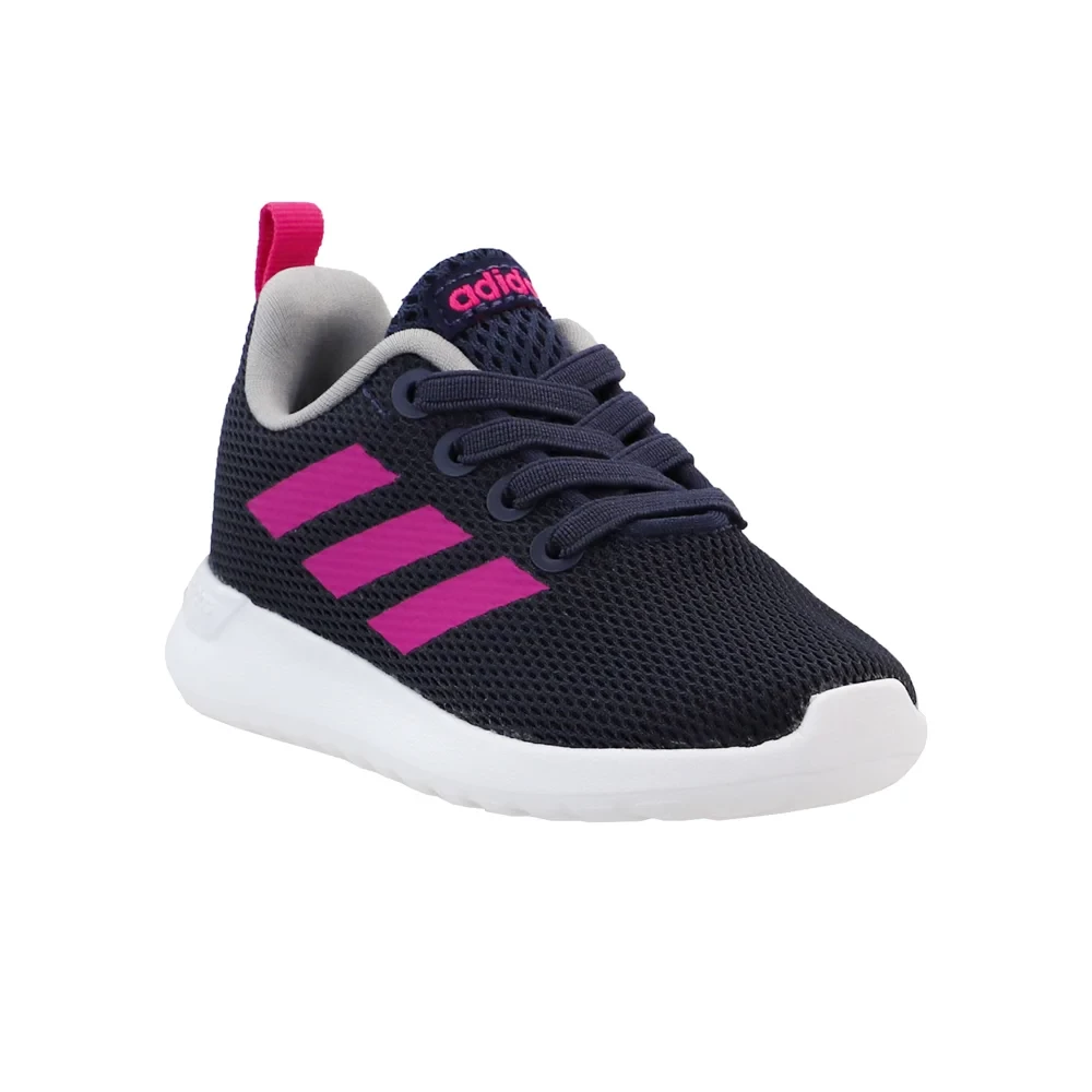 Adidas Kid's Lite Racer CLN Shoes - Blue / Pink / White