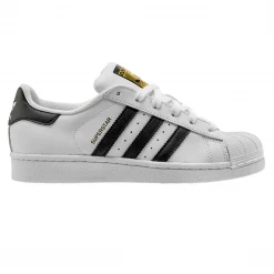Adidas Kid's Originals Superstar Shoes - White / Black / Gold