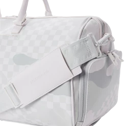 SPRAY GROUND Sprayground 3AM Le Blanc Duffel Bag - White / Grey