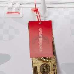 SPRAY GROUND Sprayground 3AM Le Blanc Duffel Bag - White / Grey