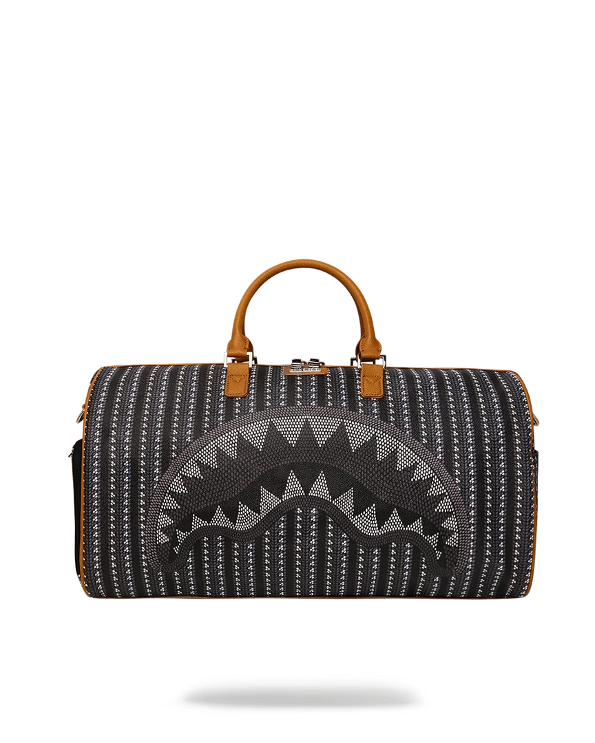 SPRAY GROUND Sprayground Illuchains Duffel Bag - Black / Silver / Brown
