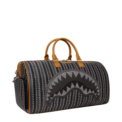 SPRAY GROUND Sprayground Illuchains Duffel Bag - Black / Silver / Brown