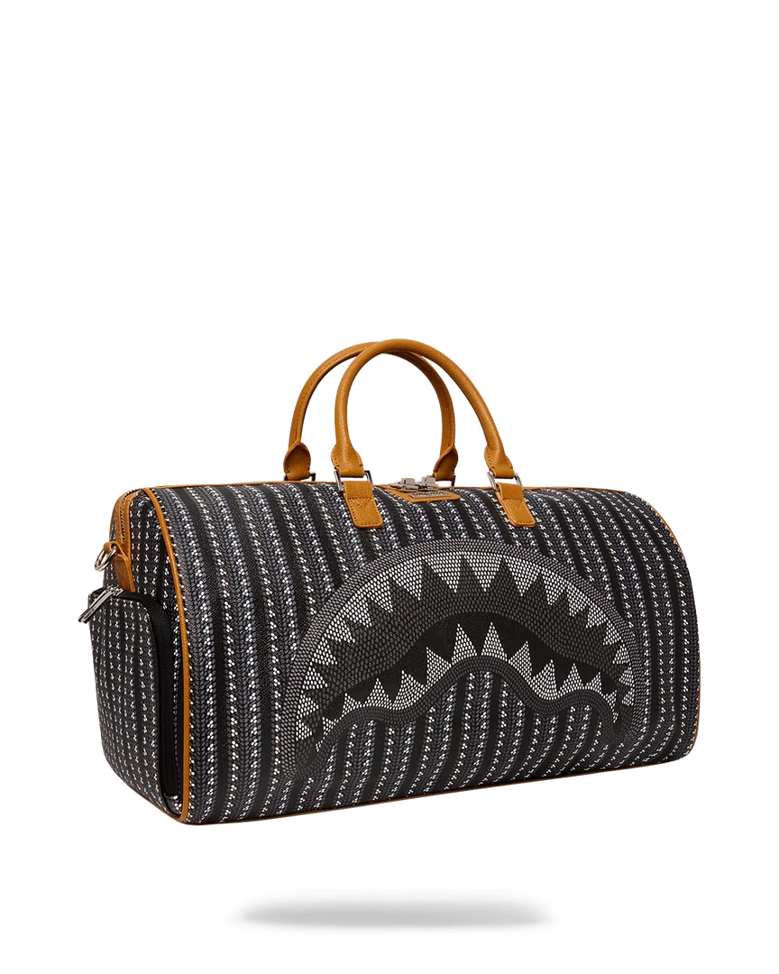 SPRAY GROUND Sprayground Illuchains Duffel Bag - Black / Silver / Brown