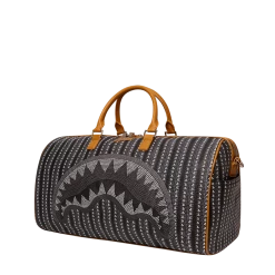 SPRAY GROUND Sprayground Illuchains Duffel Bag - Black / Silver / Brown