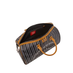 SPRAY GROUND Sprayground Illuchains Duffel Bag - Black / Silver / Brown