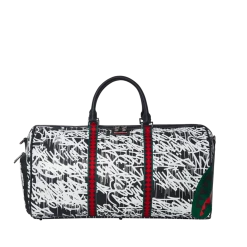 SPRAY GROUND Sprayground Night Night Emperor Duffel Bag - Black / White / Green
