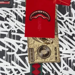 SPRAY GROUND Sprayground Night Night Emperor Duffel Bag - Black / White / Green