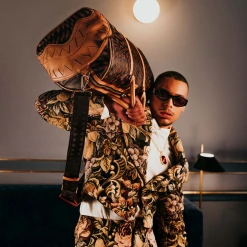 SPRAY GROUND Sprayground Trippy Henny Duffel Bag - Brown / Coffee