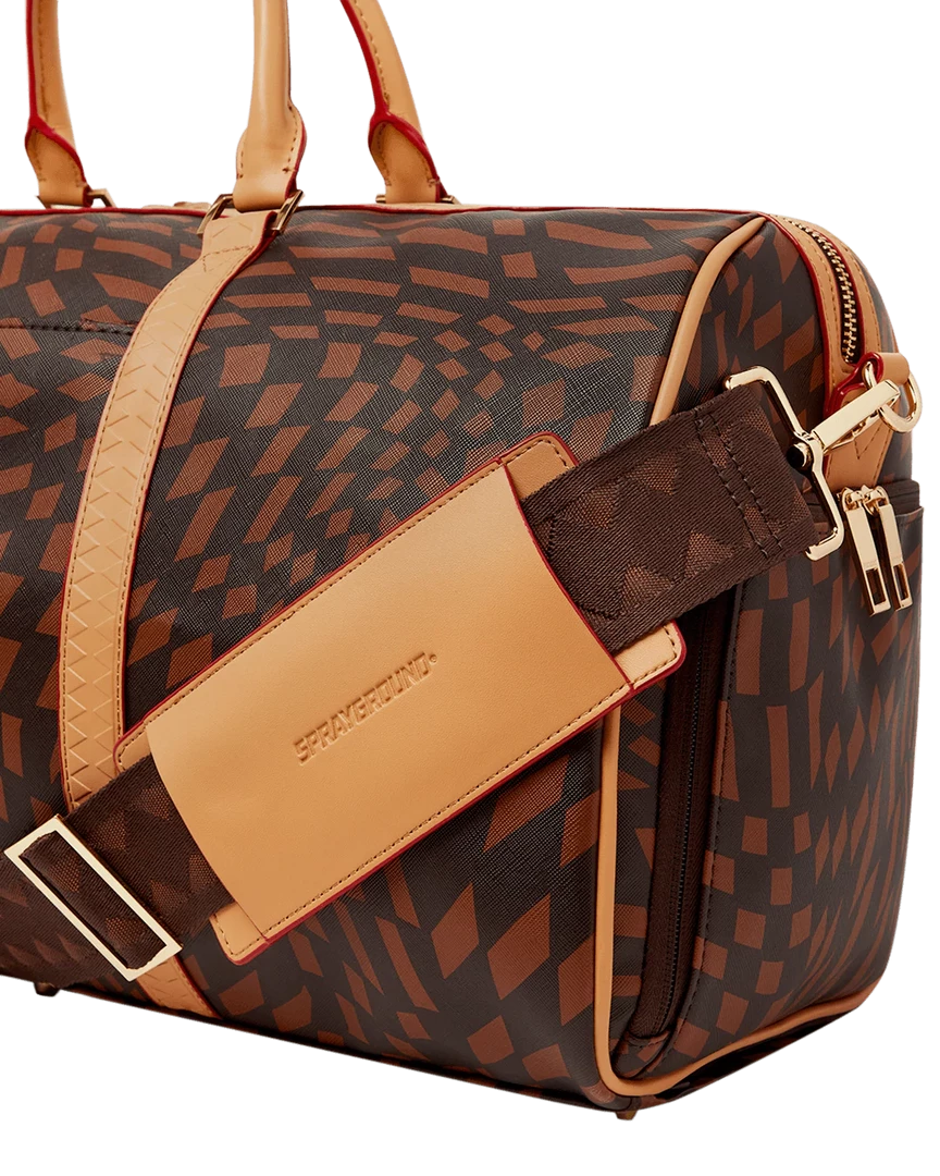SPRAY GROUND Sprayground Trippy Henny Duffel Bag - Brown / Coffee