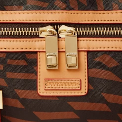 SPRAY GROUND Sprayground Trippy Henny Duffel Bag - Brown / Coffee