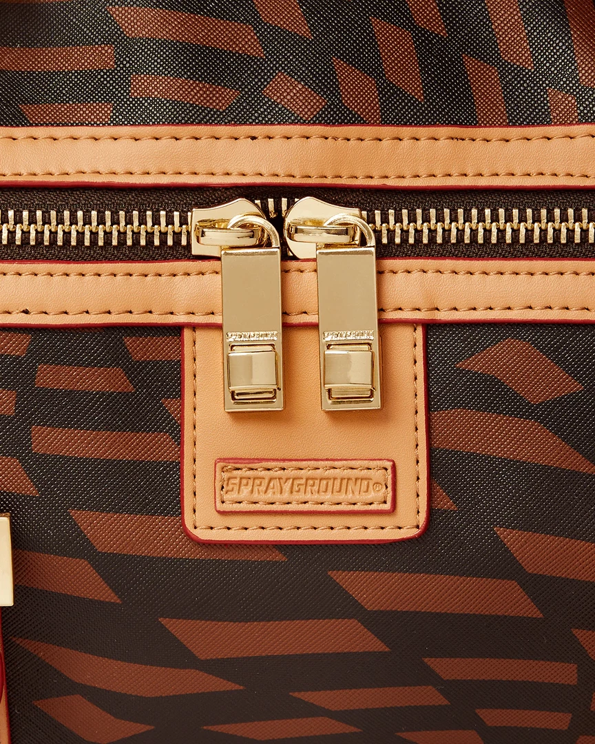 SPRAY GROUND Sprayground Trippy Henny Duffel Bag - Brown / Coffee