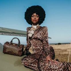 SPRAY GROUND Sprayground Sharks In Paris Polaris Mini Duffel Bag - Brown Check / Gold