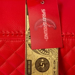 SPRAY GROUND Sprayground Red Riviera Emperor Duffel Bag - All Red