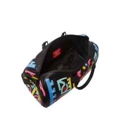 SPRAY GROUND Sprayground A.I. Path To The Future Duffel Bag - Black / Blue / Pink / Yellow