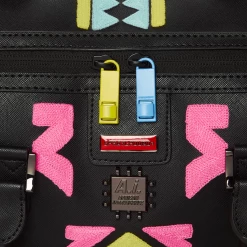 SPRAY GROUND Sprayground A.I. Path To The Future Duffel Bag - Black / Blue / Pink / Yellow