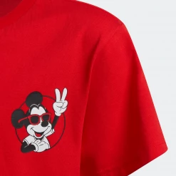 Adidas Kid's Disney Mickey And Friends Tee - Vivid Red