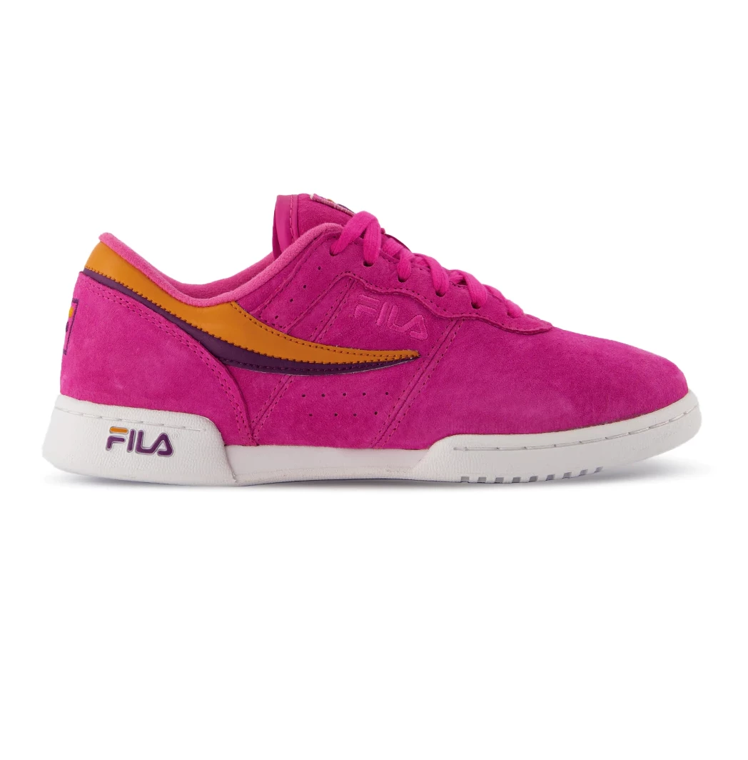 FILA Adidas Women's Original Fitness Shoes - Fuchsia Pink / Gold / Purple