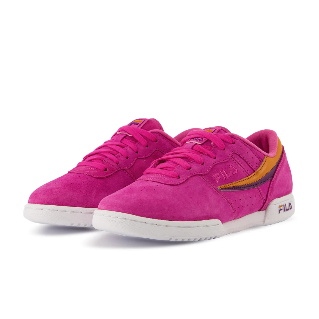 FILA Adidas Women's Original Fitness Shoes - Fuchsia Pink / Gold / Purple