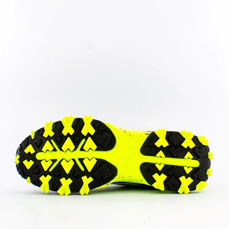 Fila Men's Oakmont TR Shoes - Black / Green Volt