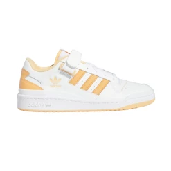 Adidas Men's Forum Low Shoes - Cloud White / Pulse Amber / Orange Rush