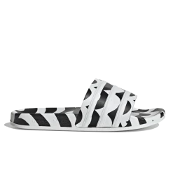 Adidas Women's Marimekko Adilette Slides - Core Black / Cloud White / Team Real Magenta