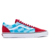 Vans Unisex Retro Mart Old Skool Shoes - Red / Blue / White