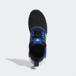 ADIDAS Nike Men's NMD R1 Primeblue Shoes - Core Black / Cloud White / Royal Blue