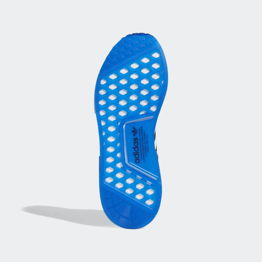 ADIDAS Nike Men's NMD R1 Primeblue Shoes - Core Black / Cloud White / Royal Blue