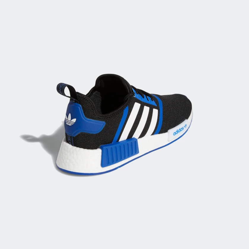 ADIDAS Nike Men's NMD R1 Primeblue Shoes - Core Black / Cloud White / Royal Blue