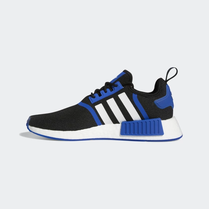 ADIDAS Nike Men's NMD R1 Primeblue Shoes - Core Black / Cloud White / Royal Blue