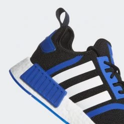 ADIDAS Nike Men's NMD R1 Primeblue Shoes - Core Black / Cloud White / Royal Blue