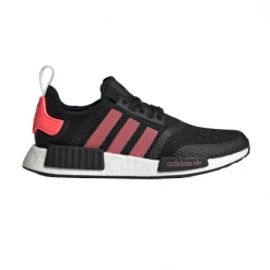 Adidas Men's NMD R1 Shoes - Core Black / Signal Pink / Cloud White