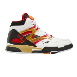 Reebok Men's Pump Omni Zone II Basketball Shoes - Ftwr White / Black / Vector Red