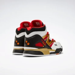 Reebok Men's Pump Omni Zone II Basketball Shoes - Ftwr White / Black / Vector Red