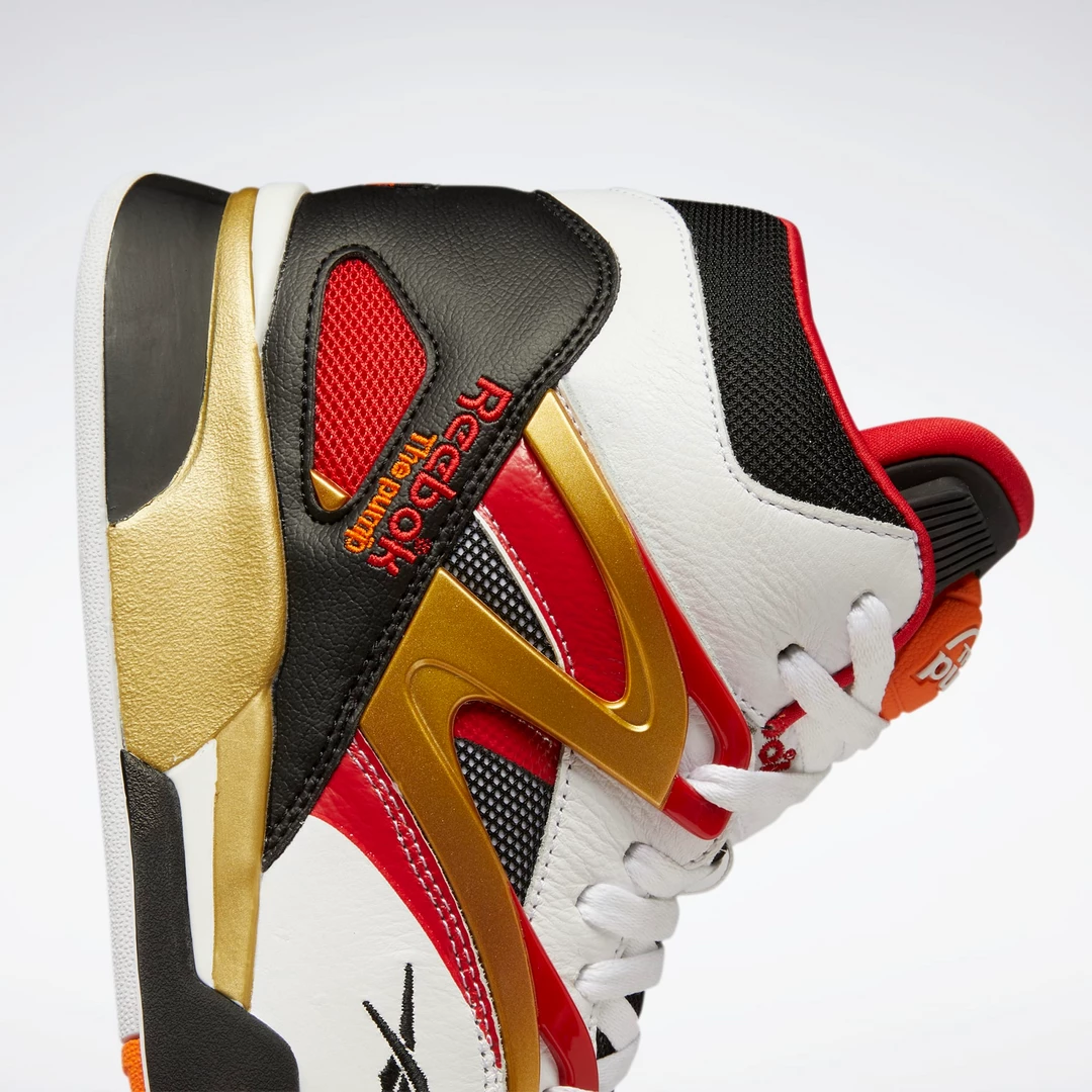 Reebok Men's Pump Omni Zone II Basketball Shoes - Ftwr White / Black / Vector Red