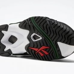 Reebok Men's Kamikaze II Mid Sonic OG Basketball Shoes - Green / White / Black