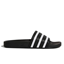 Adidas Men's Adilette Slides - Black / White