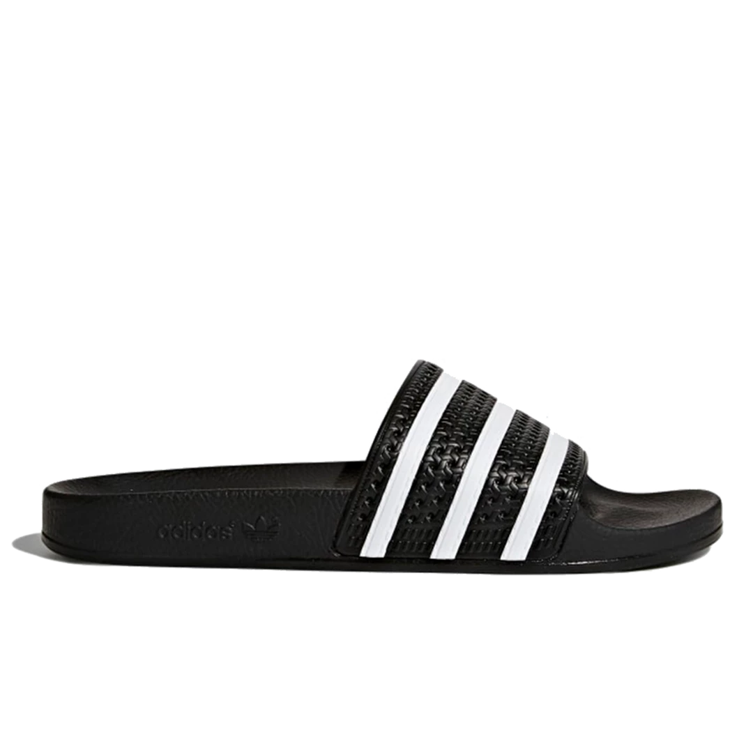Adidas Men's Adilette Slides - Black / White