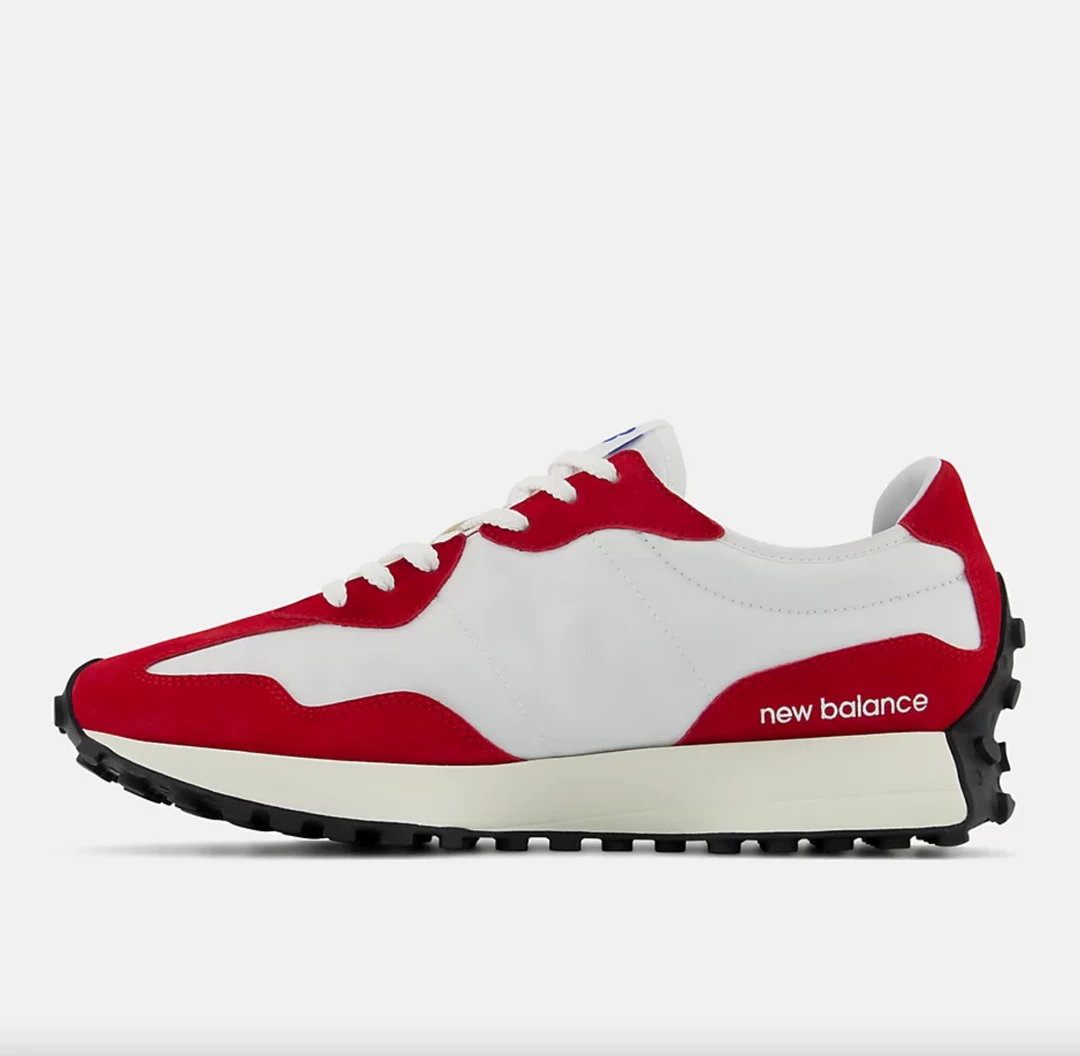 New Balance Men's 327 Shoes - NB Scarlet / Team Red